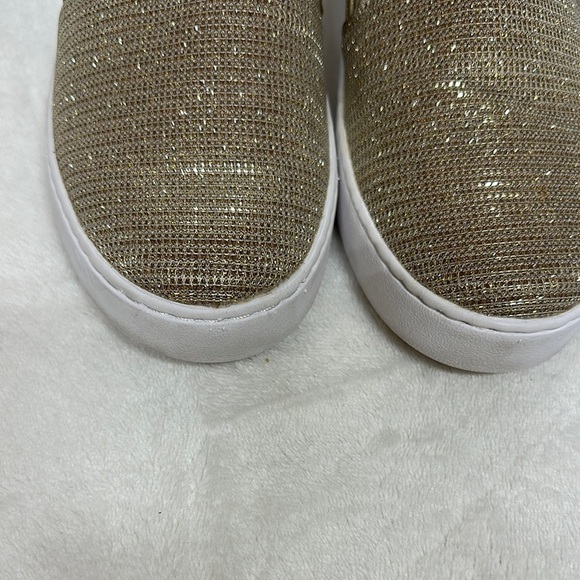 Michael Kors Gold Slip-On Loafers - Picture 13 of 13